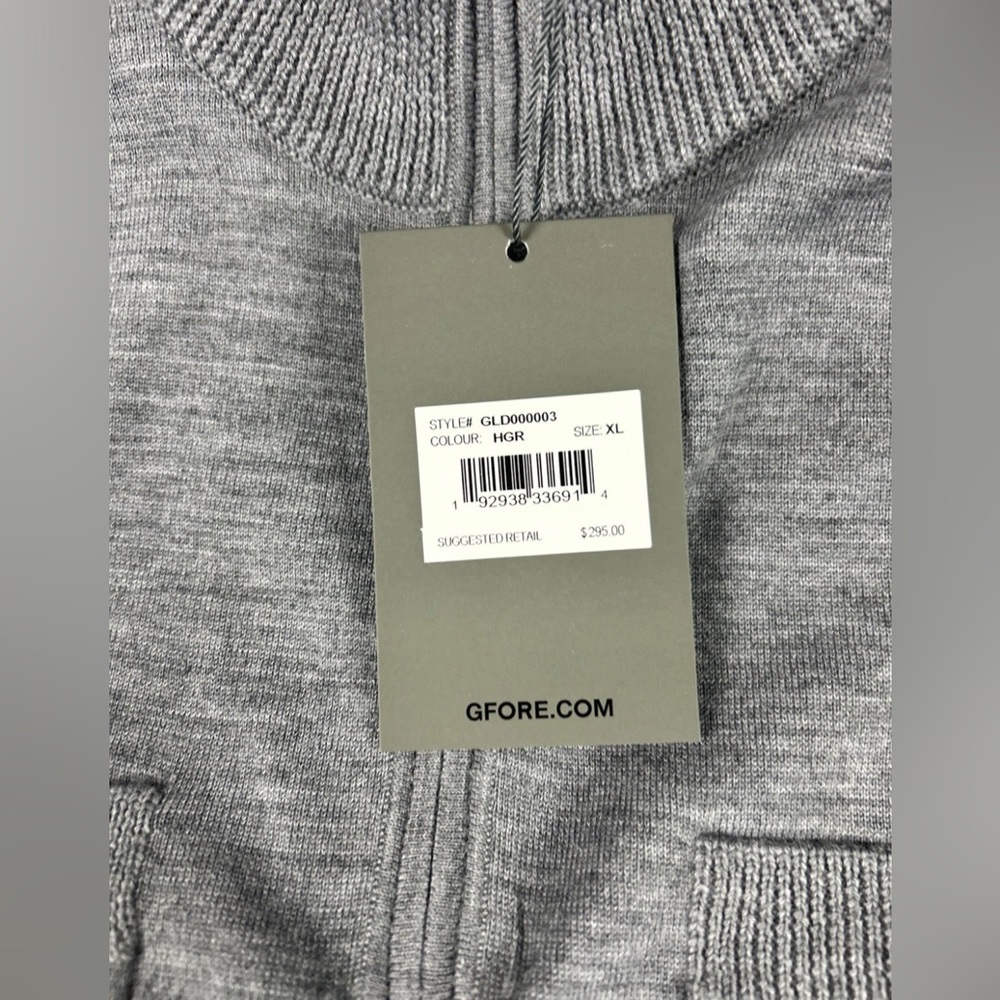 G/FORE G4 Womens Sweater Dress Pocket XL Gray Wool - Picture 5 of 9